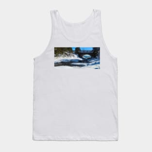 Wintertime Beauty Of Cascade River State Park Tank Top